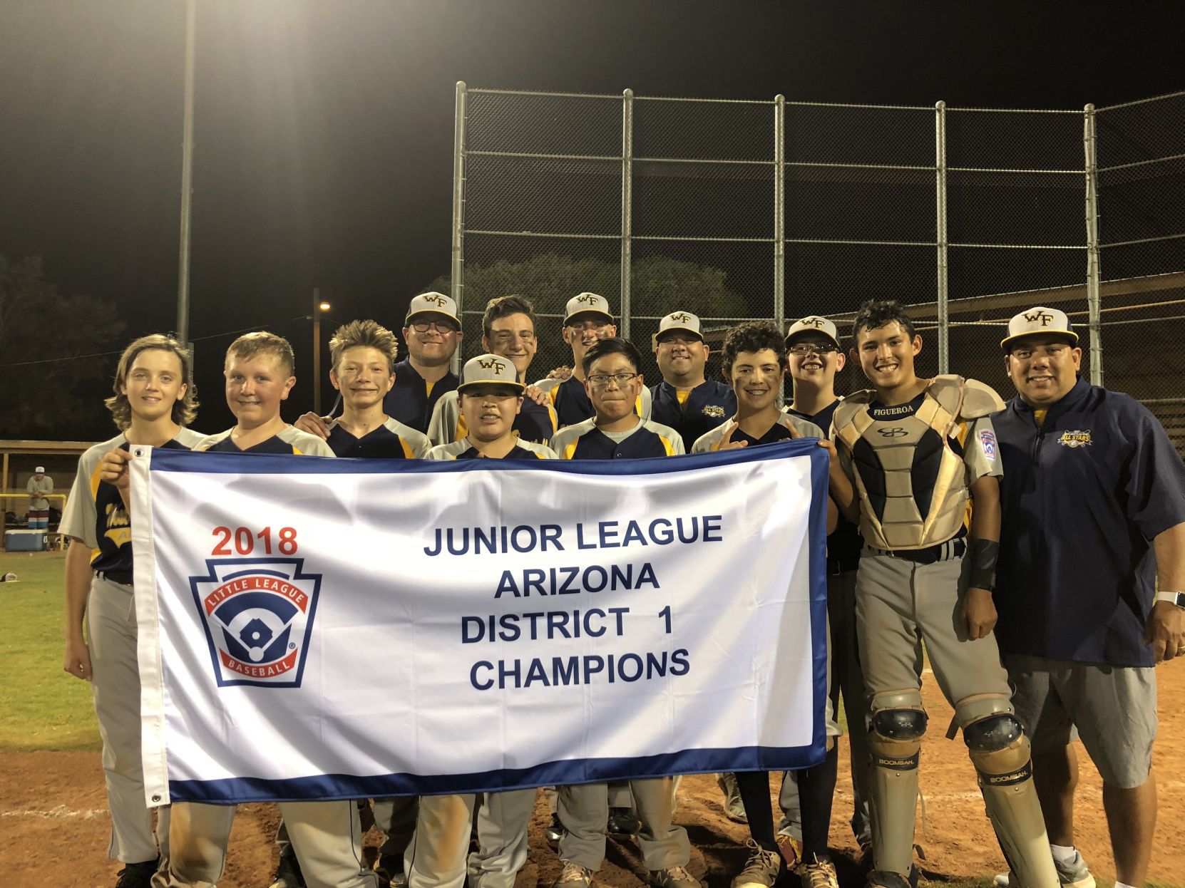 West Flagstaff Little League juniors All-Star team